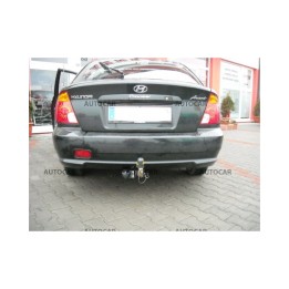 Towbar, Auto-Hak, Automatic Detachable System, Hyundai Accent 4-Door 2000 - 2006 - EDK.ro