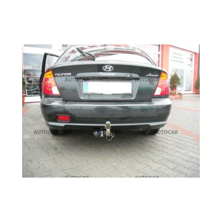 Towbar, Auto-Hak, Automatic Detachable System, Hyundai Accent 4-Door 2000 - 2006 - EDK.ro