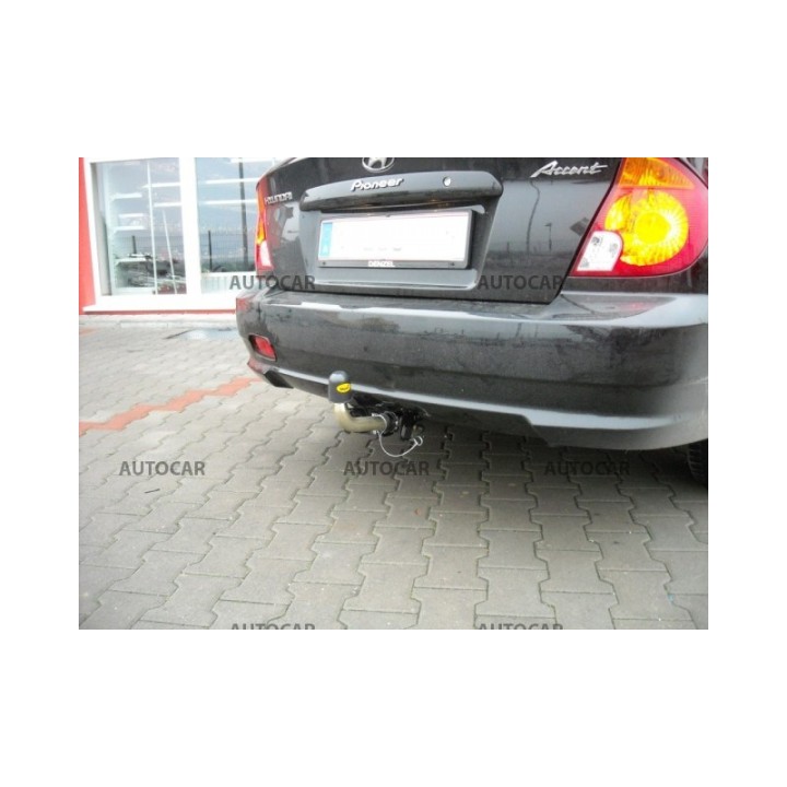 Towbar, Auto-Hak, Automatic Detachable System, Hyundai Accent 4-Door 2000 - 2006 - EDK.ro