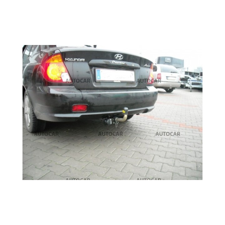 Cârlig de Remorcare, Auto-Hak, Sistem Demontabil Automat, Hyundai Accent 4 Uși 2000 - 2006 - EDK.ro