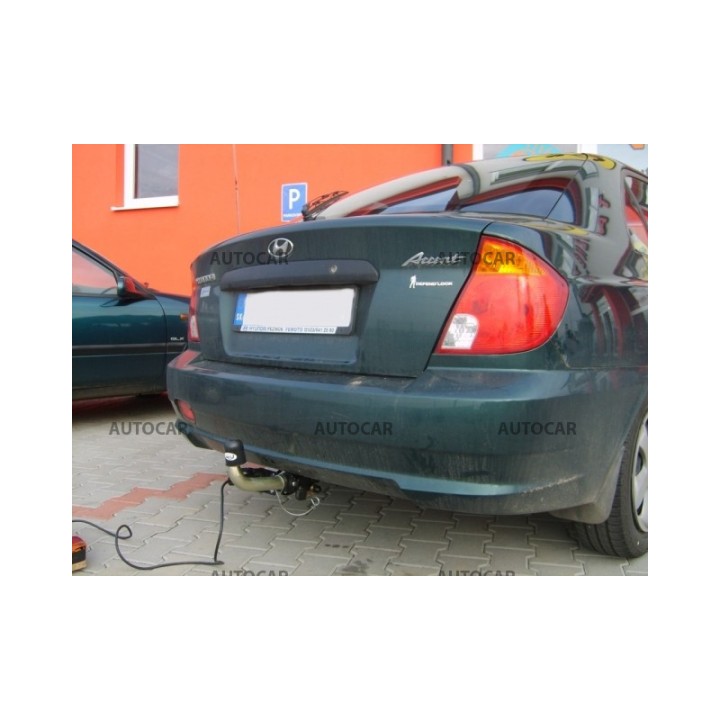 Cârlig de Remorcare, Auto-Hak, Sistem Demontabil Automat, Hyundai Accent 4 Uși 2000 - 2006 - EDK.ro