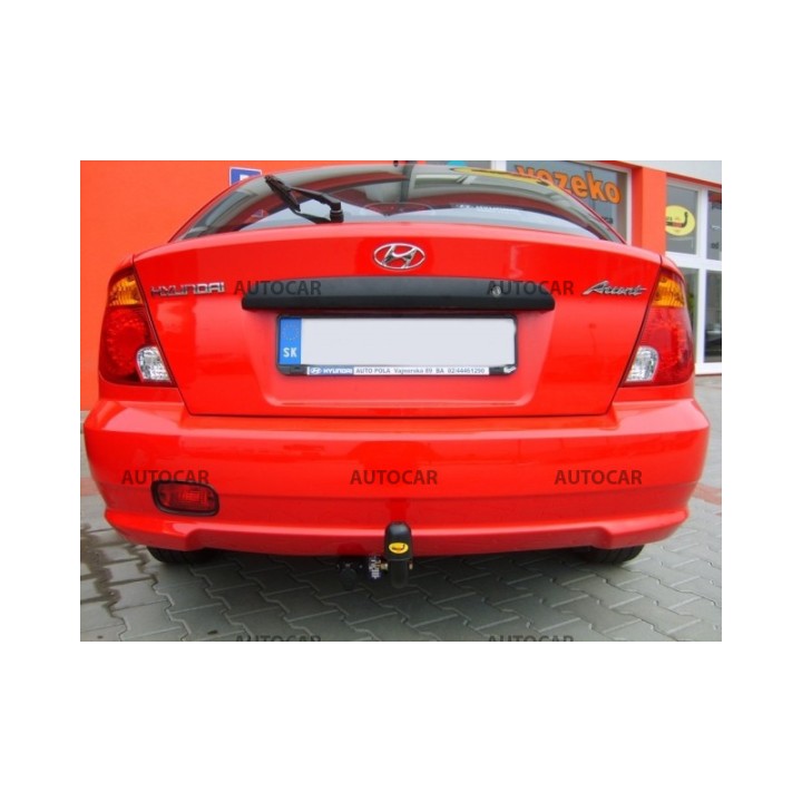 Cârlig de Remorcare, Auto-Hak, Sistem Semi-Demontabil, Hyundai Accent 3/5 Uși 2000 - 2006 - EDK.ro