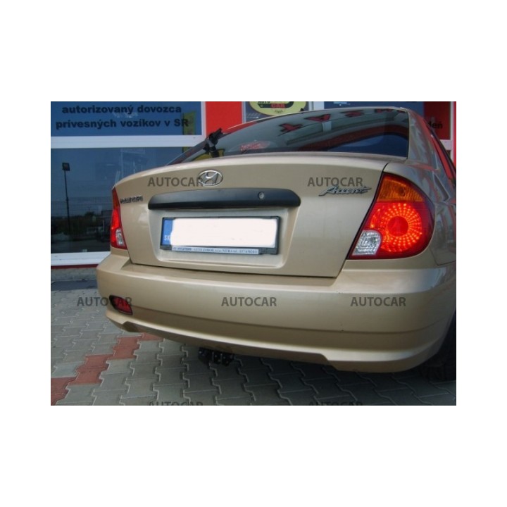Cârlig de Remorcare, Auto-Hak, Sistem Semi-Demontabil, Hyundai Accent 3/5 Uși 2000 - 2006 - EDK.ro
