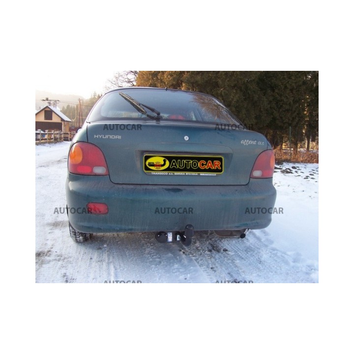 Cârlig de Remorcare, Auto-Hak, Sistem Semi-Demontabil, Hyundai Accent 4 Uși 1995 - 1999 - EDK.ro