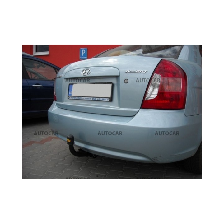 Cârlig de Remorcare, Auto-Hak, Sistem Semi-Demontabil, Hyundai Accent 4 Uși 2006 - Prezent - EDK.ro