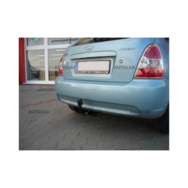 Cârlig de Remorcare, Auto-Hak, Sistem Demontabil Automat, Hyundai Accent 4 Uși 2006 - Prezent - EDK.ro