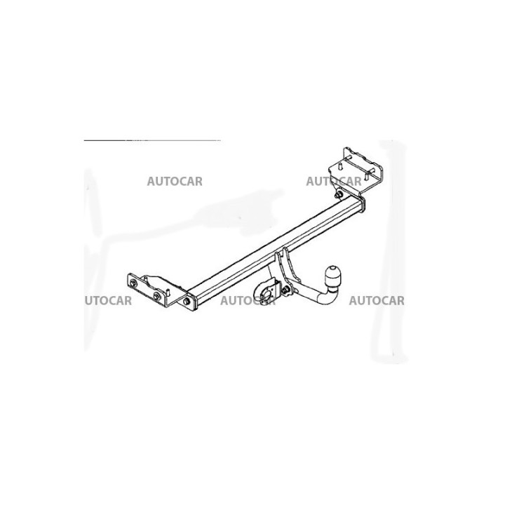 Towbar, Auto-Hak, Semi-Detachable System, Hyundai ix35 2010 - Present - EDK.ro