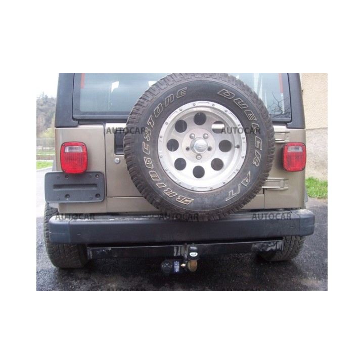 Cârlig de Remorcare, Auto-Hak, Sistem Semi-Demontabil, Jeep Wrangler 1996 - 2006 - EDK.ro