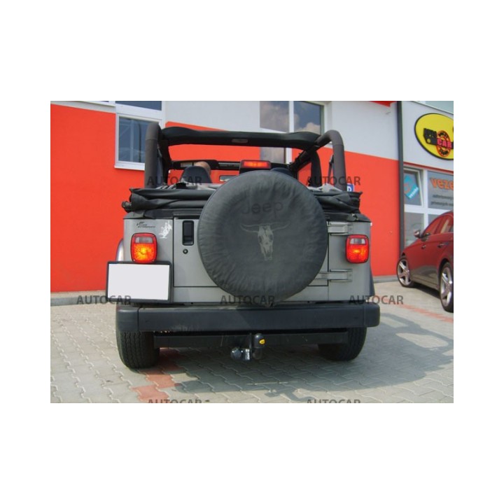 Cârlig de Remorcare, Auto-Hak, Sistem Semi-Demontabil, Jeep Wrangler 1996 - 2006 - EDK.ro