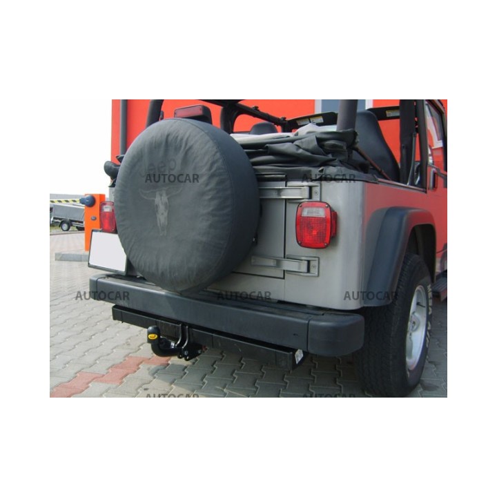 Cârlig de Remorcare, Auto-Hak, Sistem Semi-Demontabil, Jeep Wrangler 1996 - 2006 - EDK.ro