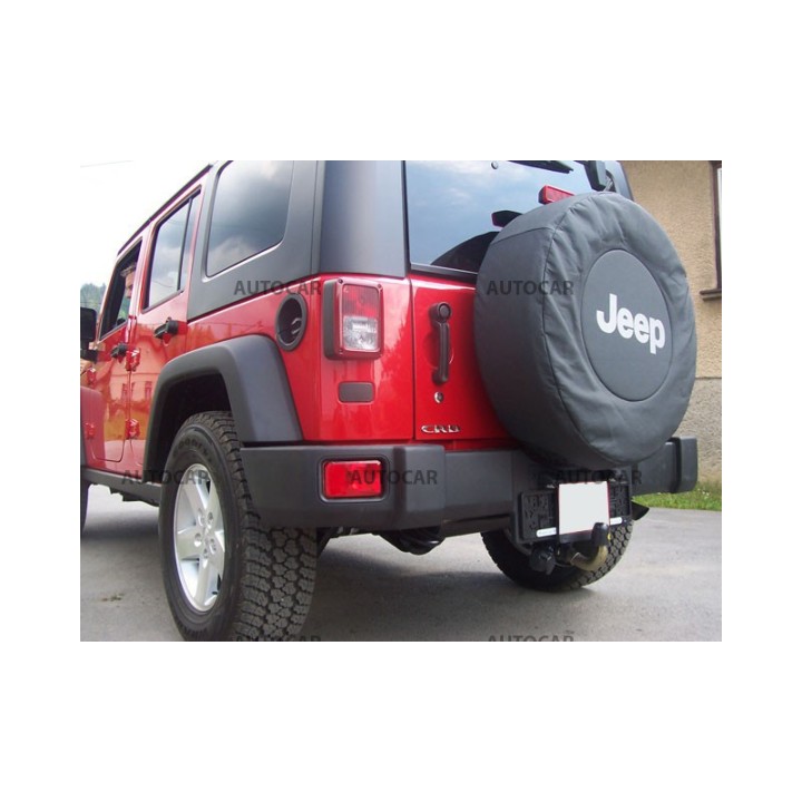 Cârlig de Remorcare, Auto-Hak, Sistem Semi-Demontabil, Jeep Wrangler 1996 - 2006 - EDK.ro