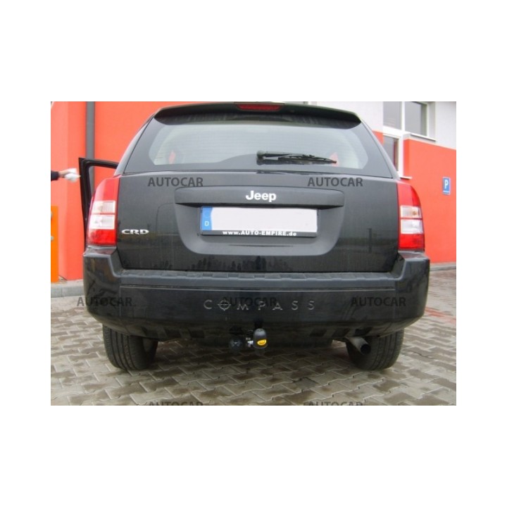 Cârlig de Remorcare, Auto-Hak, Sistem Demontabil Automat, Jeep Compass 2006 - 2016 - EDK.ro