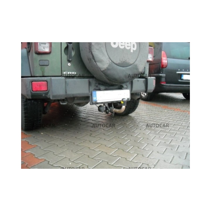Cârlig de Remorcare, Auto-Hak, Sistem Demontabil Automat, Jeep Wrangler 2006 - 2017 - EDK.ro