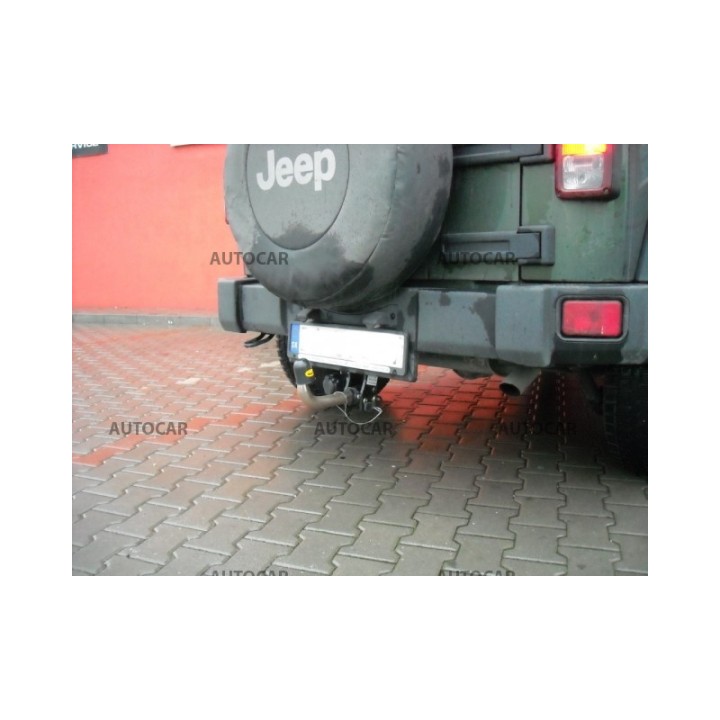 Cârlig de Remorcare, Auto-Hak, Sistem Demontabil Automat, Jeep Wrangler 2006 - 2017 - EDK.ro
