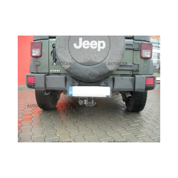 Cârlig de Remorcare, Auto-Hak, Sistem Demontabil Automat, Jeep Wrangler 2006 - 2017 - EDK.ro