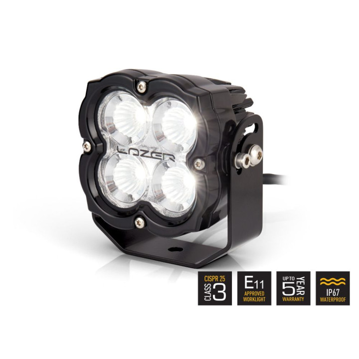 Proiector LED Omologat, Lazer Lamps Utility 80 with Wide Mounting Kit, Flux Luminos 8,820Lm, Putere 80W - EDK.ro