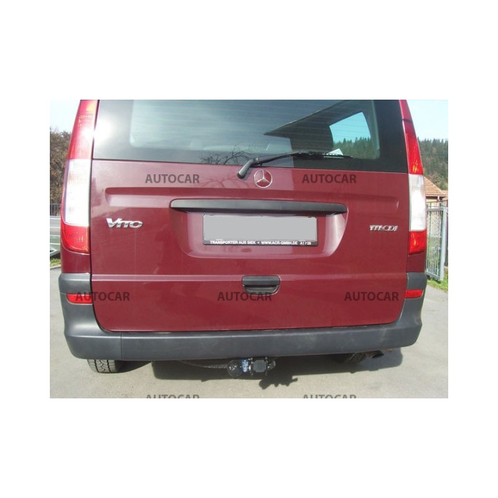 Cârlig de Remorcare, Auto-Hak, Sistem Demontabil Automat, Mercedes-Benz Vito 4x4 2003 - 2014 - EDK.ro