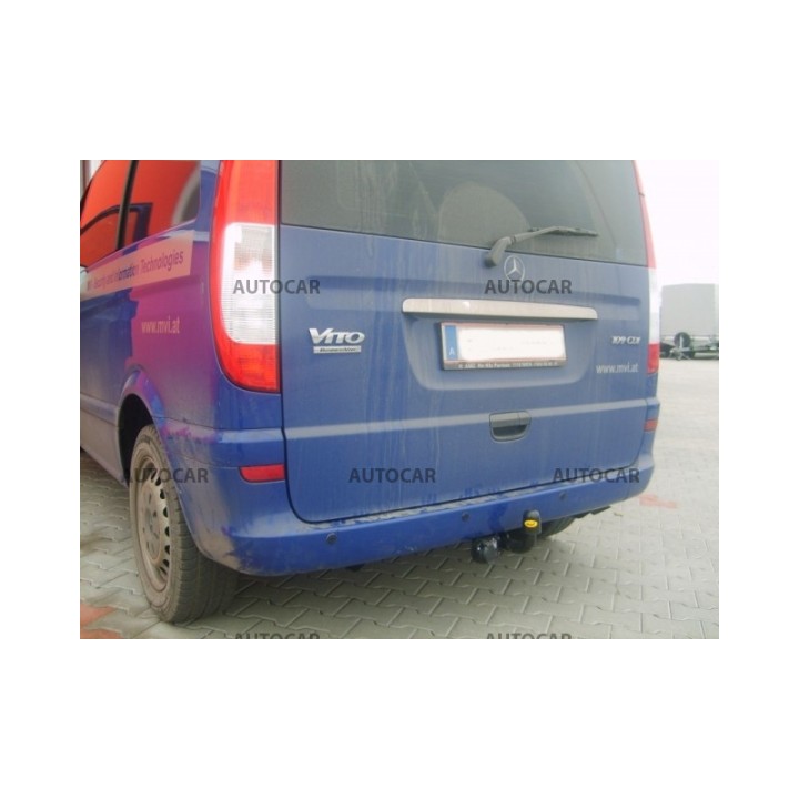 Cârlig de Remorcare, Auto-Hak, Sistem Semi-Demontabil, Mercedes-Benz Vito 4x4 2003 - 2014 - EDK.ro
