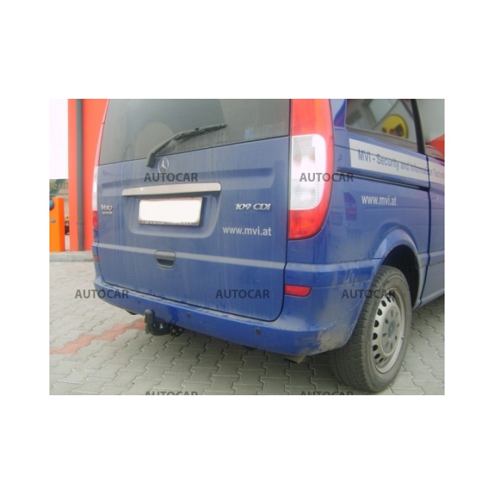Cârlig de Remorcare, Auto-Hak, Sistem Semi-Demontabil, Mercedes-Benz Vito 4x4 2003 - 2014 - EDK.ro