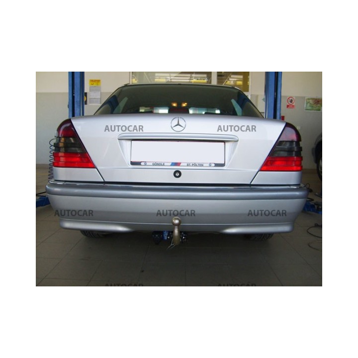 Cârlig de Remorcare, Auto-Hak, Sistem Demontabil Automat, Mercedes-Benz C-Class 4 Uși 1993 - 2000 - EDK.ro