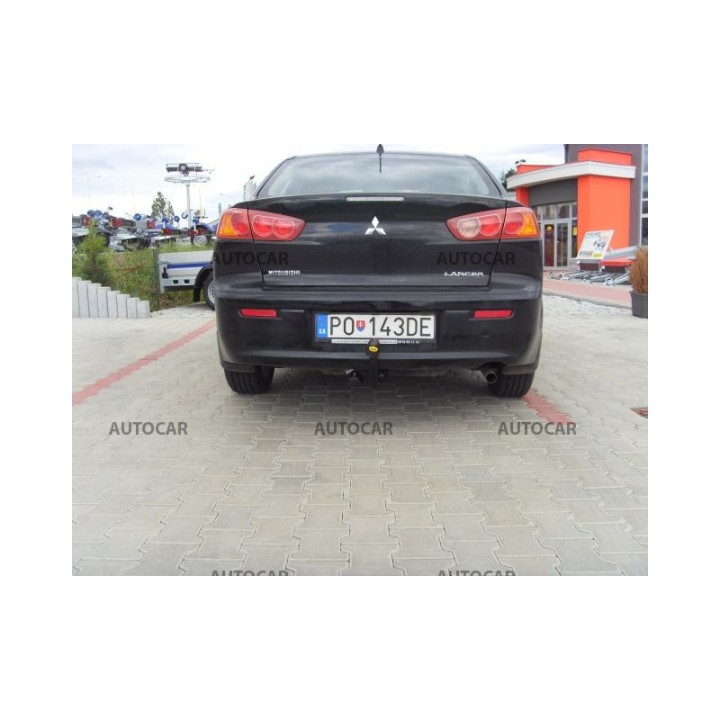 Cârlig de Remorcare, Auto-Hak, Sistem Demontabil Vertical, Mitsubishi Lancer 4 Uși 2008 - 2012 - EDK.ro