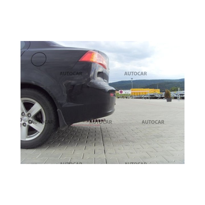 Cârlig de Remorcare, Auto-Hak, Sistem Demontabil Vertical, Mitsubishi Lancer 4 Uși 2008 - 2012 - EDK.ro