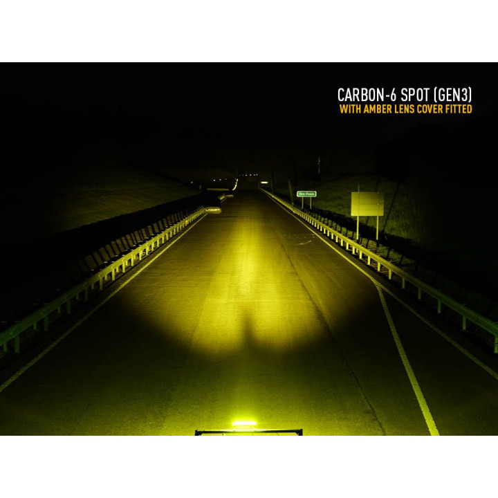 Capac Lentilă, Lazer Lamps Amber Carbon 6 Gen3 - EDK.ro