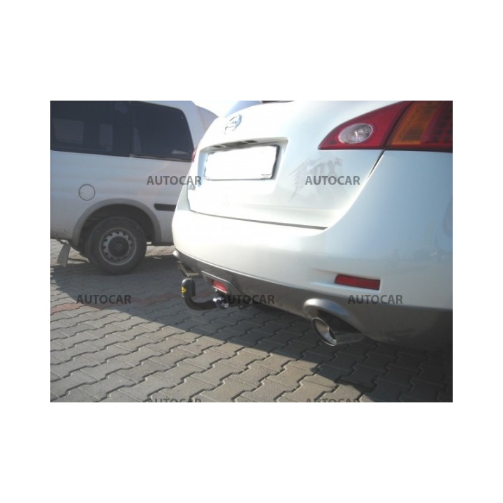 Vertical Detachable Towbar with Key, Brink SUV ( Z 50 Z 51 ), Nissan Murano 2008 - 2014 - EDK.ro