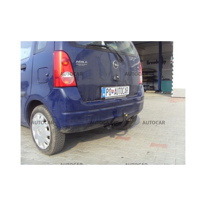 Towbar, Auto-Hak, Semi-Detachable System, Opel Agila 5-Door 2002 - 2008 - EDK.ro