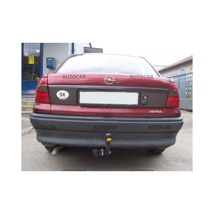 Cârlig de Remorcare, Auto-Hak, Sistem Semi-Demontabil, Opel Astra 4 Uși 1991 - 2002 - EDK.ro