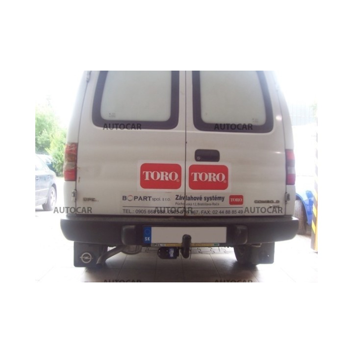 Towbar, Auto-Hak, Semi-Detachable System, Opel Combo Pickup 1995 - 2001 - EDK.ro