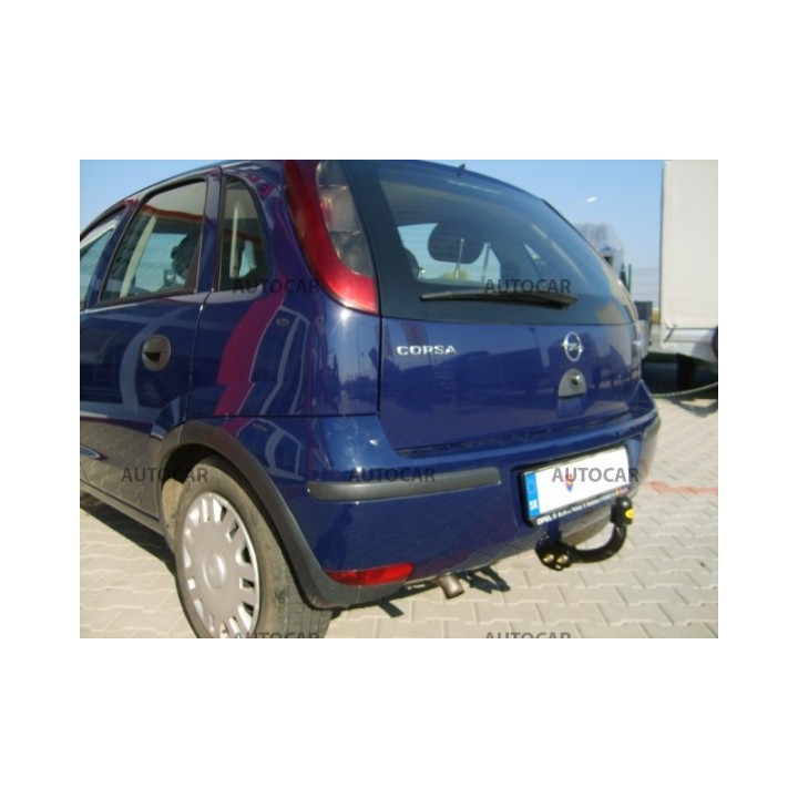 Towbar, Auto-Hak, Semi-Detachable System, Opel Corsa 3/5-Door 2001 - 2006 - EDK.ro
