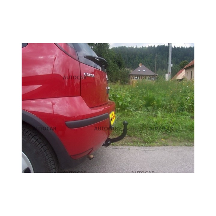 Cârlig de Remorcare, Auto-Hak, Sistem Semi-Demontabil, Opel Corsa 3/5 Uși 2001 - 2006 - EDK.ro
