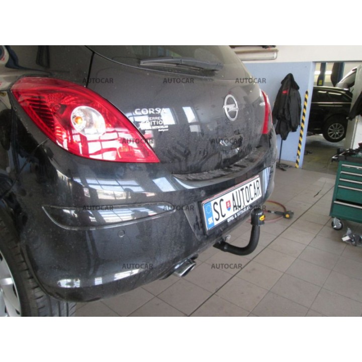 Cârlig de Remorcare, Auto-Hak, Sistem Demontabil Vertical, Opel Corsa 5 Uși 2006 - 2019 - EDK.ro