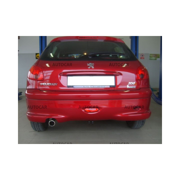 Towbar, Auto-Hak, Semi-Detachable System, Peugeot 206 3/5-Door 2003 - Present - EDK.ro