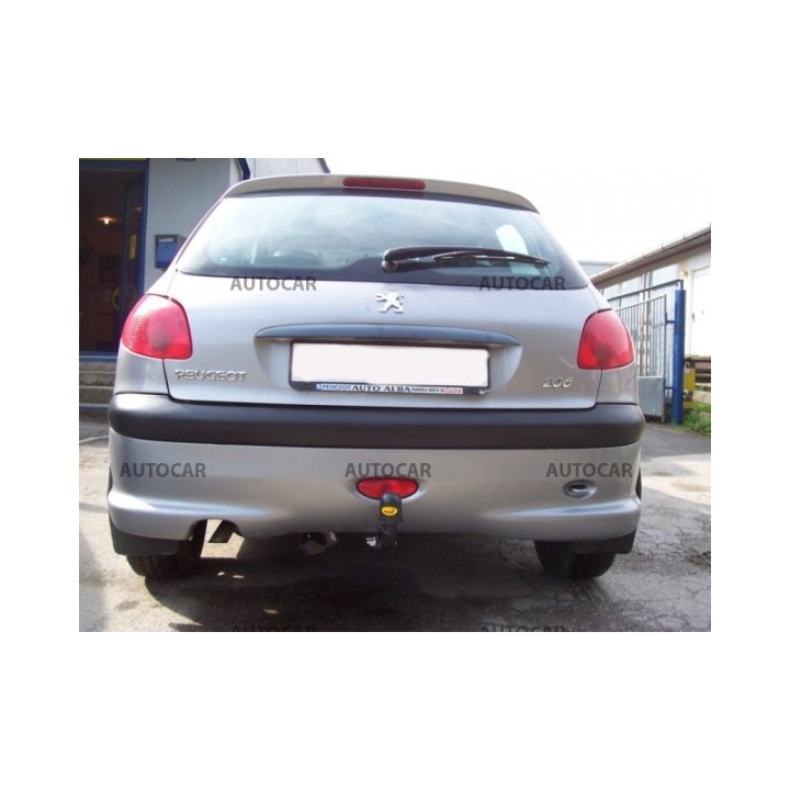 Towbar, Auto-Hak, Semi-Detachable System, Peugeot 206 3/5-Door 2003 - Present - EDK.ro
