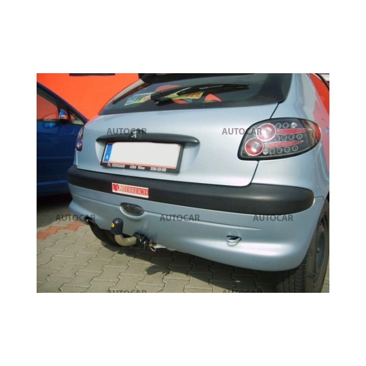 Cârlig de Remorcare, Auto-Hak, Sistem Demontabil Automat, Peugeot 206 3/5 Uși 1998 - 2003 - EDK.ro