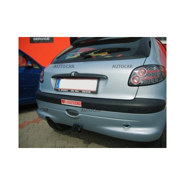 Towbar, Auto-Hak, Automatic Detachable System, Peugeot 206 3/5-Door 1998 - 2003 - EDK.ro