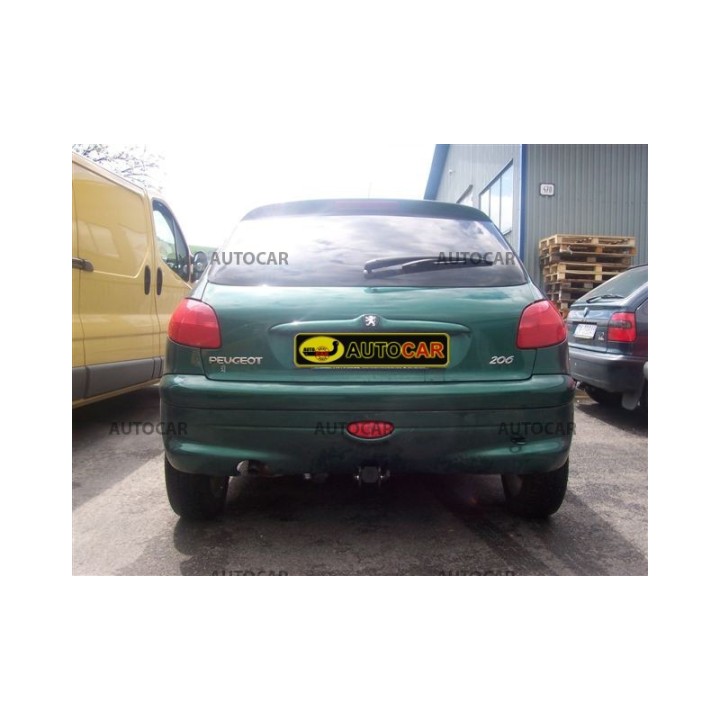 Towbar, Auto-Hak, Automatic Detachable System, Peugeot 206 3/5-Door 1998 - 2003 - EDK.ro