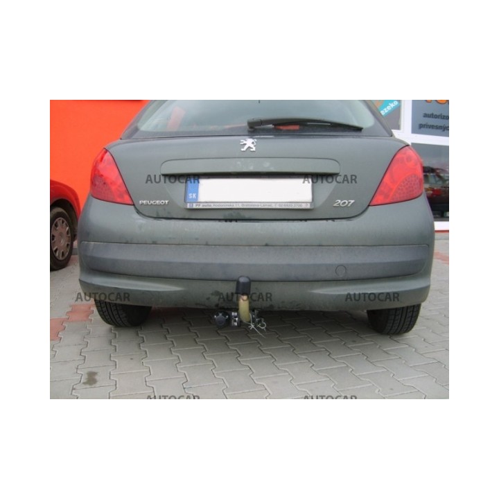 Towbar, Auto-Hak, Automatic Detachable System, Peugeot 207 3/5-Door 2006 - Present - EDK.ro