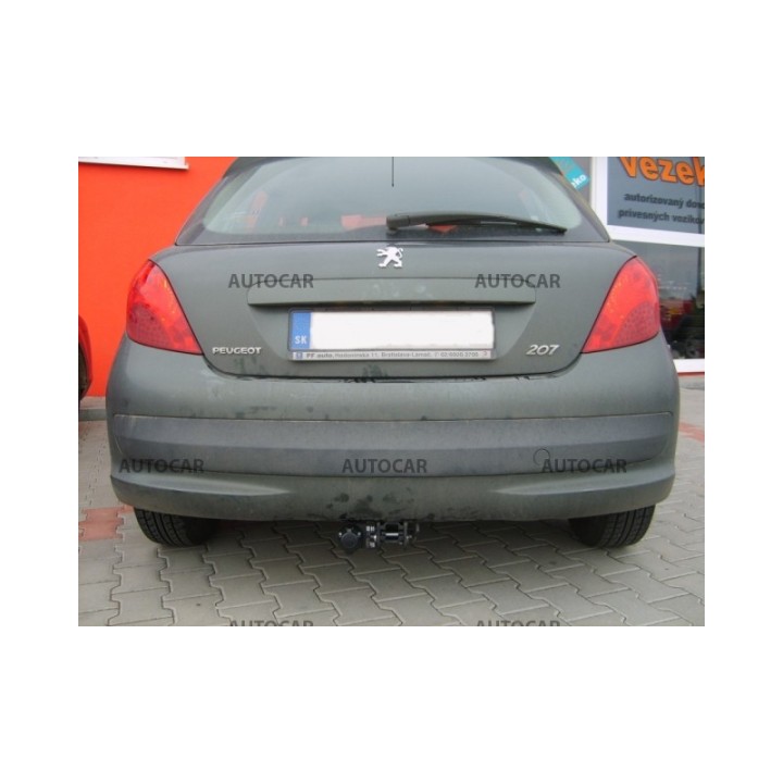 Cârlig de Remorcare, Auto-Hak, Sistem Demontabil Automat, Peugeot 207 3/5 Uși 2006 - Prezent - EDK.ro