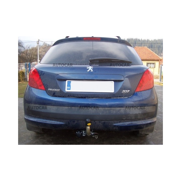 Towbar, Auto-Hak, Automatic Detachable System, Peugeot 207 3/5-Door 2006 - 2015 - EDK.ro