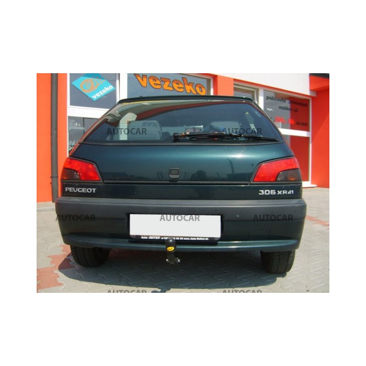 Cârlig de Remorcare, Auto-Hak, Sistem Semi-Demontabil, Peugeot 306 3/5 Uși 1993 - 2002 - EDK.ro