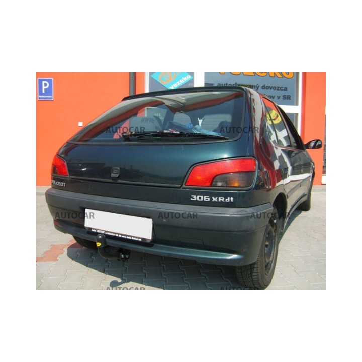 Cârlig de Remorcare, Auto-Hak, Sistem Semi-Demontabil, Peugeot 306 3/5 Uși 1993 - 2002 - EDK.ro