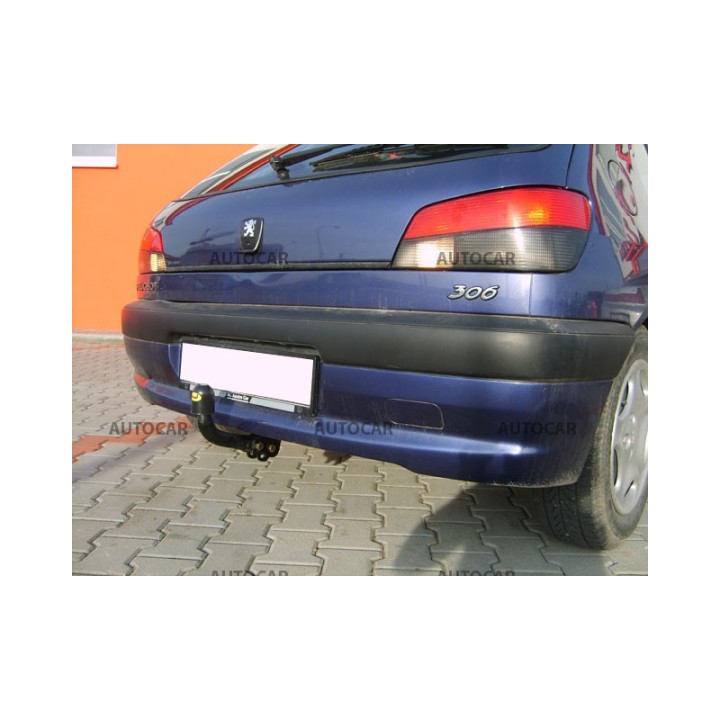 Cârlig de Remorcare, Auto-Hak, Sistem Semi-Demontabil, Peugeot 306 3/5 Uși 1993 - 2002 - EDK.ro