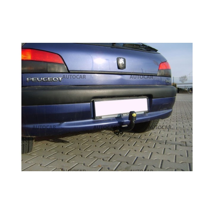 Cârlig de Remorcare, Auto-Hak, Sistem Semi-Demontabil, Peugeot 306 3/5 Uși 1993 - 2002 - EDK.ro