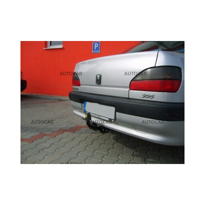 Cârlig de Remorcare, Auto-Hak, Sistem Semi-Demontabil, Peugeot 306 4 Uși 1994 - 2002 - EDK.ro