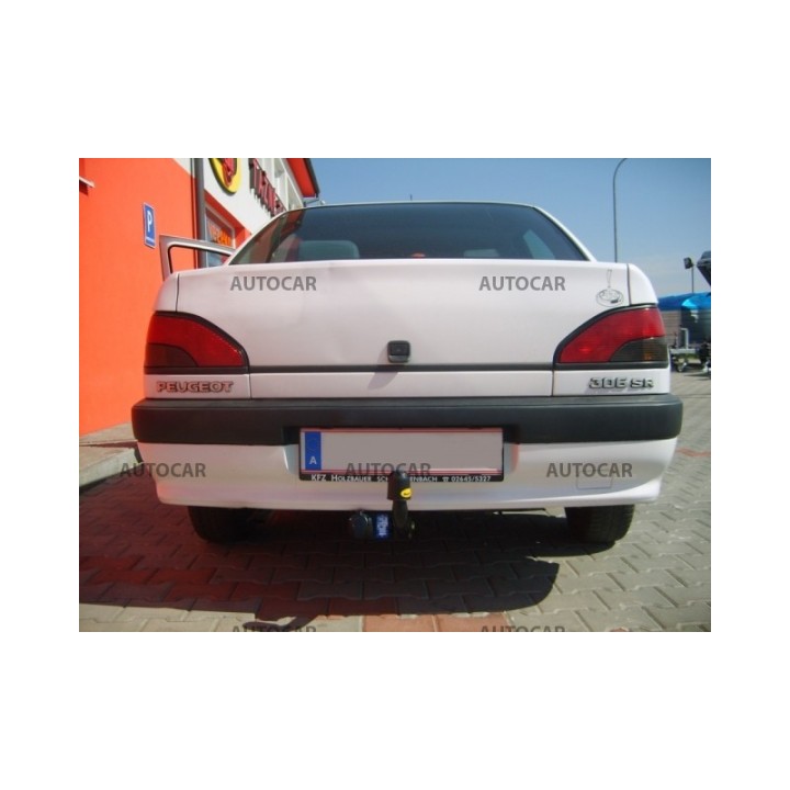 Cârlig de Remorcare, Auto-Hak, Sistem Semi-Demontabil, Peugeot 306 4 Uși 1994 - 2002 - EDK.ro