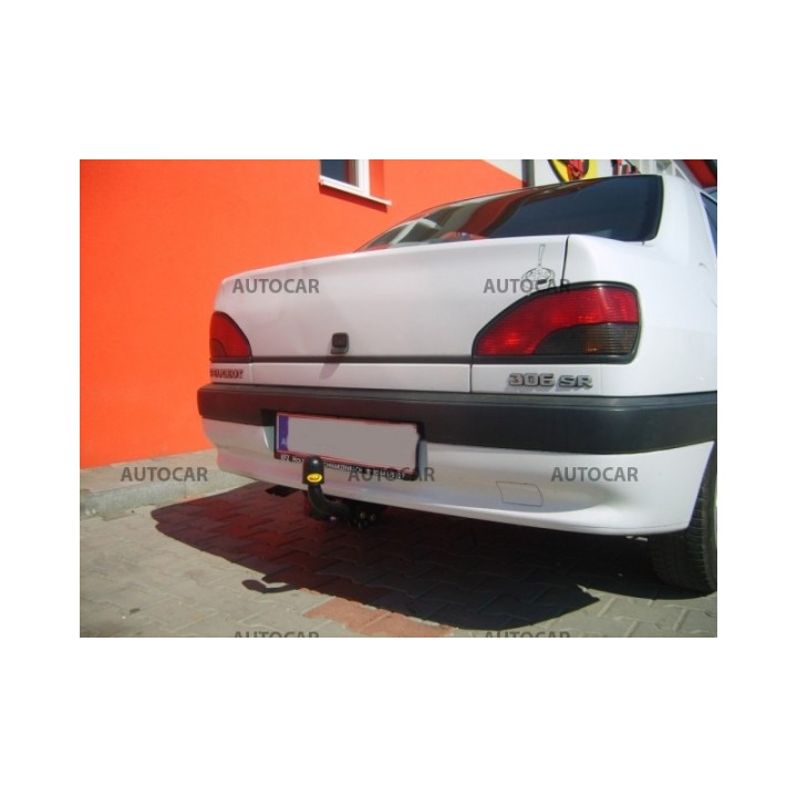 Cârlig de Remorcare, Auto-Hak, Sistem Semi-Demontabil, Peugeot 306 4 Uși 1994 - 2002 - EDK.ro