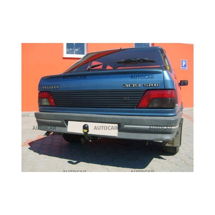 Cârlig de Remorcare, Auto-Hak, Sistem Semi-Demontabil, Peugeot 309 3/5 Uși 1986 - 1993 - EDK.ro